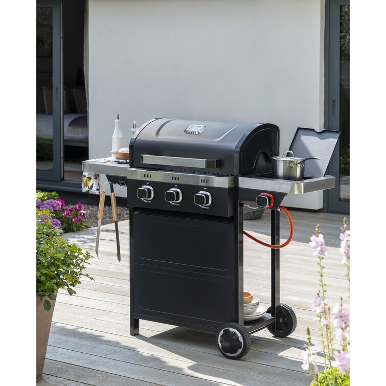 Propane grill side burner best sale